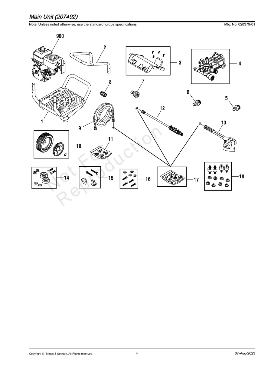 BRIGGS AND STRATTON, 020379-01, IPL.4